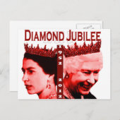 Carte postale commémorative du jubilé de diamant (Devant / Derrière)