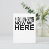 Carte Postale Commencé à partir du fond maintenant nous ici (Debout devant)