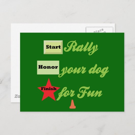 Carte Postale Commencer À Rassembler (Devant / Derrière)