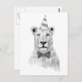 Carte Postale Commencer la fête (Devant / Derrière)