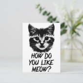 Carte Postale Comment Aimez-Vous Meow ? (Debout devant)