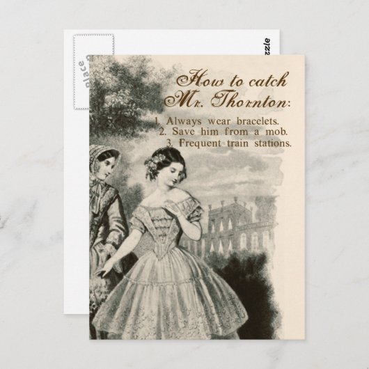 Carte Postale Comment attraper M. Thornton (Devant / Derrière)