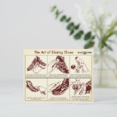 Carte Postale Comment briller des chaussures Guide illustré Cart (Debout devant)