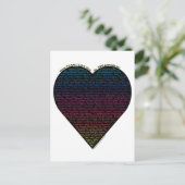 Carte Postale Comment dire I Love You dans 100 langues différent (Debout devant)