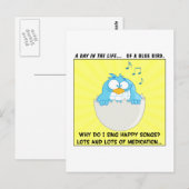 Carte Postale Comment faire chanter les employés comme des oisea (Devant / Derrière)