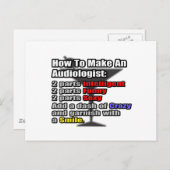 Carte Postale Comment faire un audiologiste (Devant / Derrière)