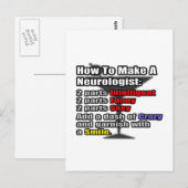 Carte Postale Comment faire un neurologue (Devant / Derrière)
