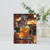 Carte Postale Comment faire une fiche de recette de Hot Toddy (Debout devant)