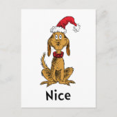 Carte Postale Comment Grinch Stol Christmas | Max est Nice (Devant)
