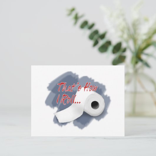 Carte Postale comment-je-roule (Debout devant)