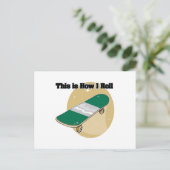 Carte Postale Comment je roule (skateboard) (Debout devant)