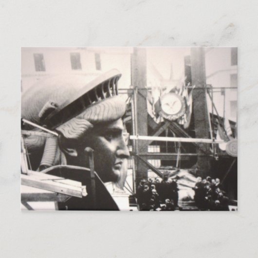 Carte Postale Comment la Liberté de la Dame à Paris (Devant)