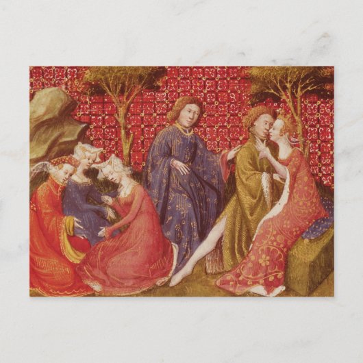 Carte Postale Comment Lancelot embrassa Guinevere (Devant)