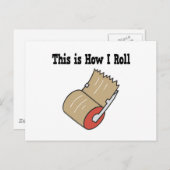 Carte Postale Comment lancer une bande d'emballage de courrier (Devant / Derrière)