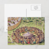 Carte Postale Comment le chef est enterré, de Brevis (Devant / Derrière)