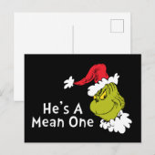 Carte Postale Comment le Grinch a volé Noël | C'est un méchant (Devant / Derrière)