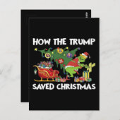 Carte Postale Comment le Trump a sauvé Noël (Devant / Derrière)
