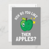 Carte Postale Comment Les Aimez-Vous ? (Devant / Derrière)