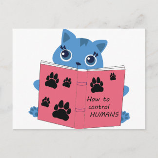 Carte Postale comment les chats contrôlent les humains