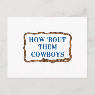 CARTE POSTALE COMMENT LES COWBOYS