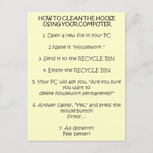 Cartes Postales Humour Recyclage Originales Zazzle Be