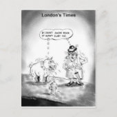 Carte Postale Comment Peur Un Gros Chien Drôle Drôle Dons De Des (Devant)