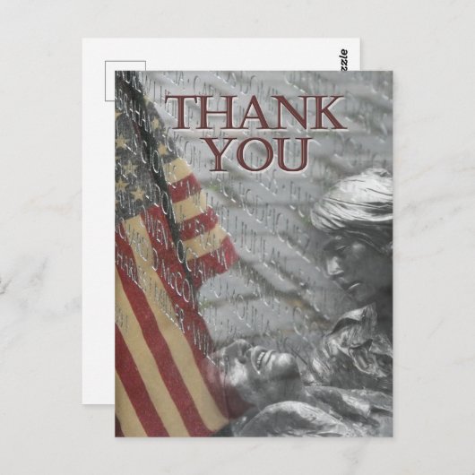 Carte Postale Comment remercier les anciens combattants (Devant / Derrière)