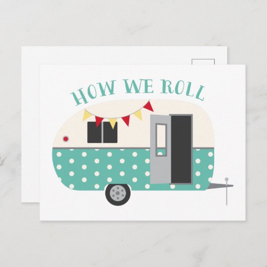 Carte Postale Comment rouler (Devant / Derrière)