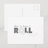 Carte Postale Comment rouler (Devant / Derrière)