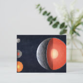 Carte Postale Comment se forme une planète rocheuse. (Debout devant)