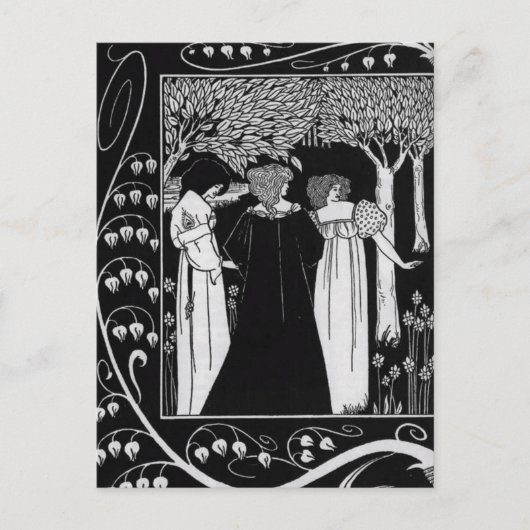 Carte Postale Comment Sir Launcelot a été connu par Beardsley Po (Devant)