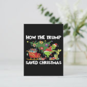 Carte Postale Comment Trump a sauvé Noël (Debout devant)