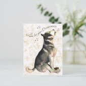 Carte Postale Comment Vas-Tu ? Note Card, Bonjour (Debout devant)