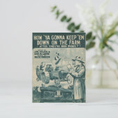 Carte Postale Comment Ya Va Garder "Em À La Ferme (Debout devant)