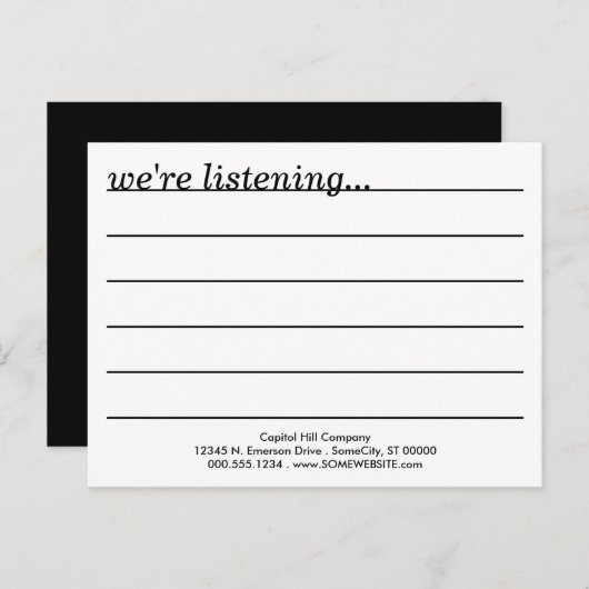 Carte Postale commentaires? (Devant / Derrière)