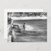 Carte Postale Commerçant de la plage de la Barbade (Devant / Derrière)