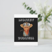 Carte Postale commerce de singes (Debout devant)