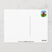 Carte Postale Commerce de singes (Dos)