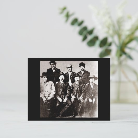 Carte Postale Commission de la paix de Dodge City "vers 1883" (Debout devant)