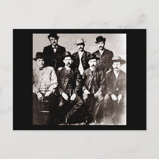 Carte Postale Commission de la paix de Dodge City "vers 1883" (Devant)