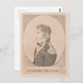 Carte Postale Commodore Stephen Decatur (Devant / Derrière)
