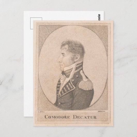 Carte Postale Commodore Stephen Decatur (Devant / Derrière)