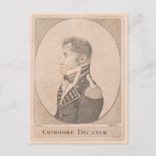 Carte Postale Commodore Stephen Decatur (Devant)