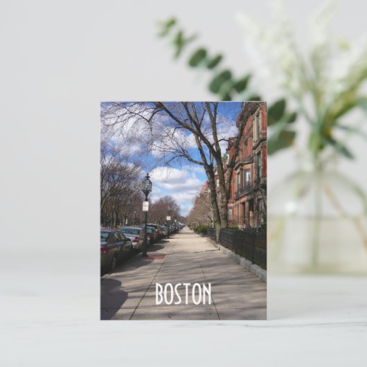 Carte Postale Commonwealth Avenue (Debout devant)