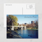 Carte Postale commun de boston (Devant / Derrière)