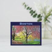 Carte postale commune de Boston - Customisée (Debout devant)