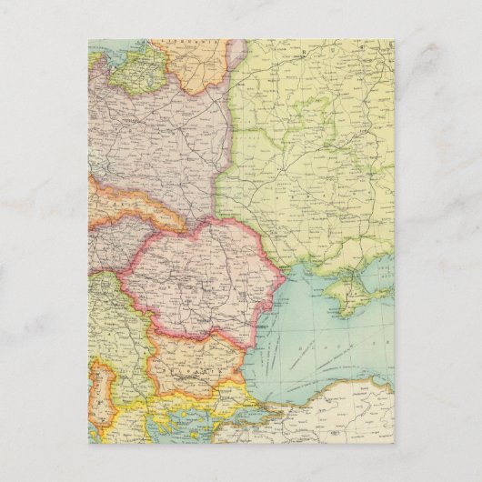 Carte Postale Communications de l'Europe orientale (Devant)