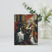 Carte Postale Communion de Ste Thérèse d'Avila  c.1670 (Debout devant)