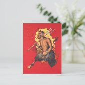 Carte Postale Commutateur à fourche Krampus (Debout devant)