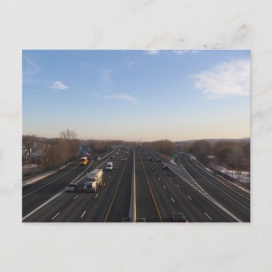 Carte Postale Commute matinale I-787 (Devant)